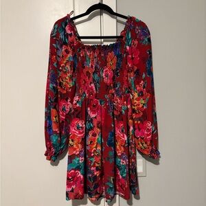 Floral Long Sleeve Dress
